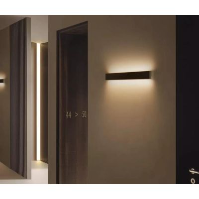 SATORI APPLIQUE BIANCA O NERA IN 3 MISURE LED INTEGRATO LUCE 2700K-3000K DIMMERABILE MADE IN ITALY