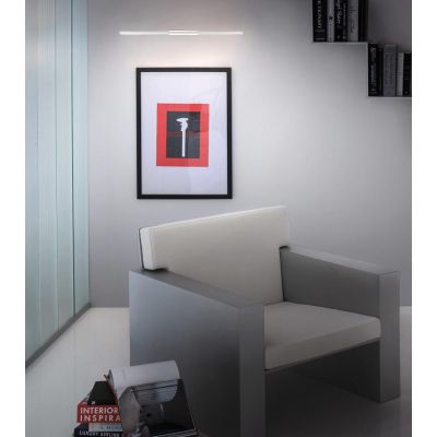 STRAIGHT LAMPADA DA SPECCHIO 2 MISURE IN ALLUMINIO 3 COLORI IP40 LED INTEGRATO LUCE 3000K MODERNA