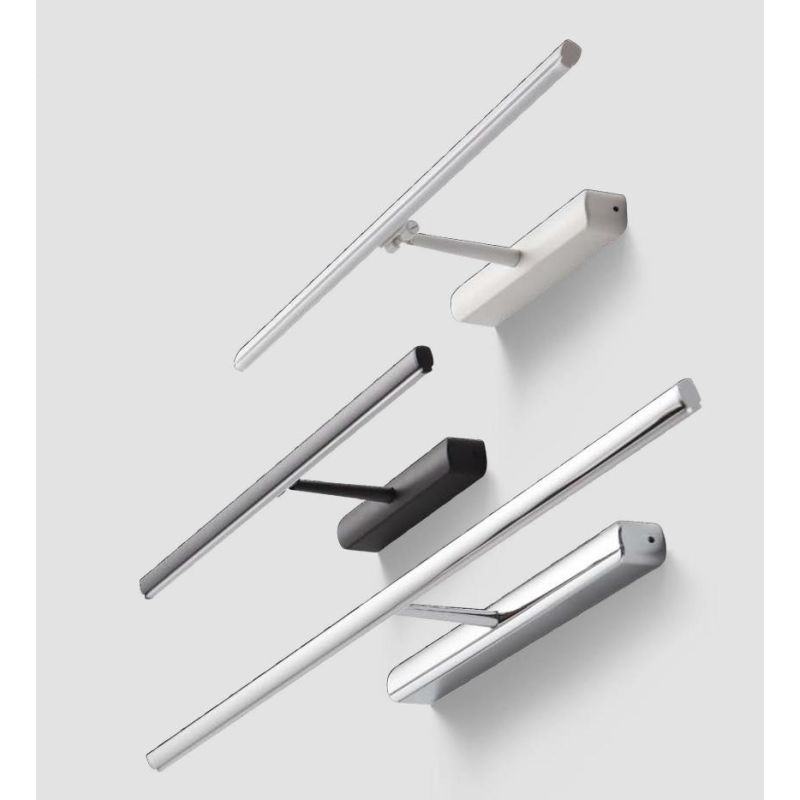 STRAIGHT LAMPADA DA SPECCHIO 2 MISURE IN ALLUMINIO 3 COLORI IP40 LED INTEGRATO LUCE 3000K MODERNA