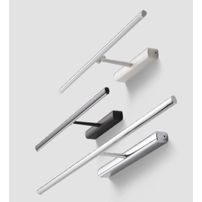 STRAIGHT LAMPADA DA SPECCHIO 2 MISURE IN ALLUMINIO 3 COLORI IP40 LED INTEGRATO LUCE 3000K MODERNA