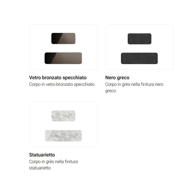 GEMINI LAMPADA DA PARETE A LED LUCE 2700K-3000K IN 2 MISURE E 3 COLORI DISPONIBILI MADE IN ITALY LINEA LIGHT