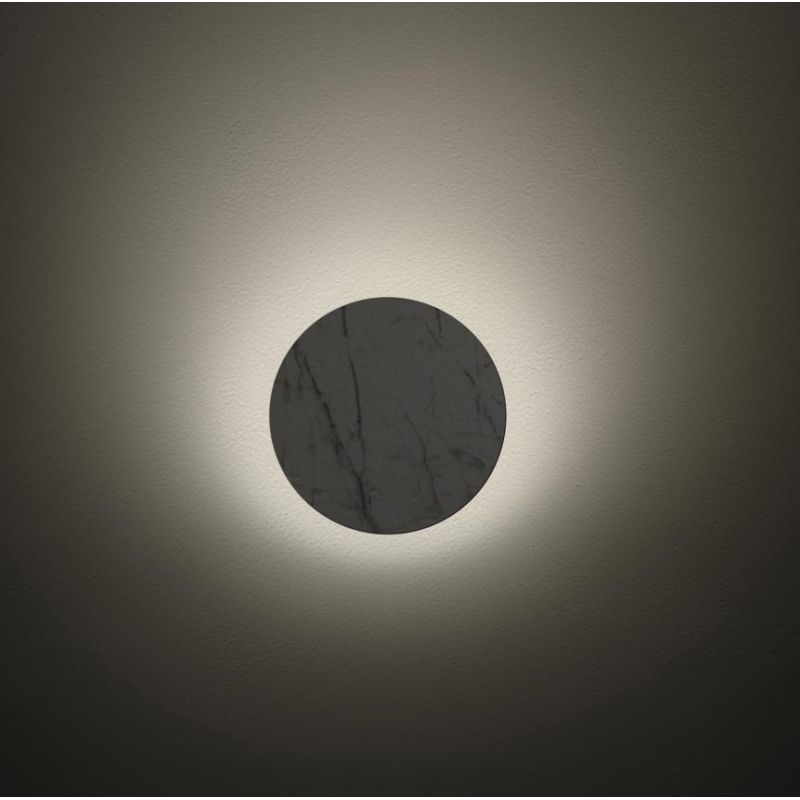 GEMINI APPLIQUE ROTONDA INCLINATA LED 19W LUCE 2700K-3000K 3 COLORI DISPONIBILI MADE IN ITALY LINEA LIGHT