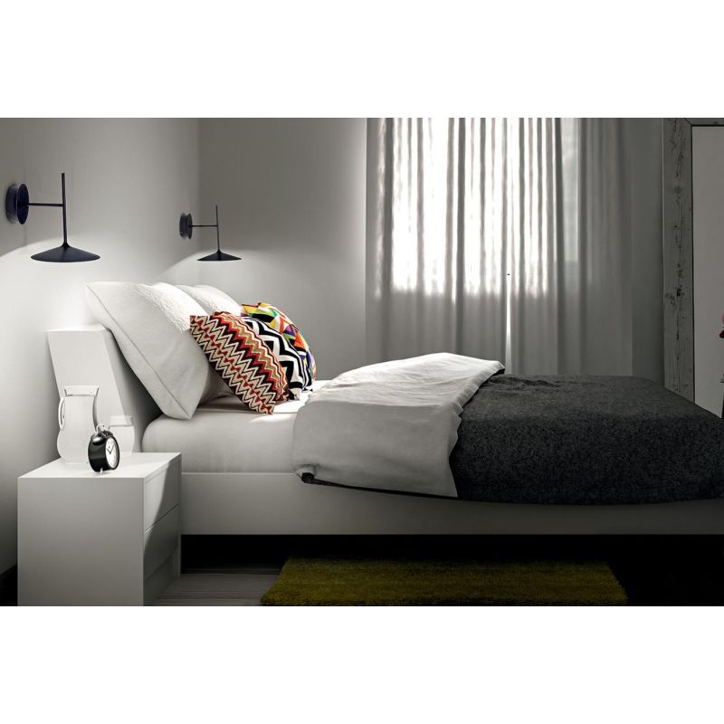 POE APPLIQUE BIANCO O NERO LED 7W LUCE 3000K DESIGN MODERNO DELLA LINEA LIGHT Linea Light - Cristalensi Shop Online