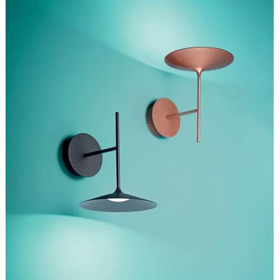 POE APPLIQUE BIANCO O NERO LED 7W LUCE 3000K DESIGN MODERNO DELLA LINEA LIGHT Linea Light - Cristalensi Shop Online