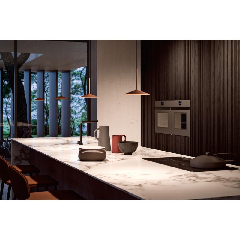 POE SOSPENSIONE SINGOLA BIANCA O NERA LED 7W LUCE 3000K MODERNA ED ECONOMICA DELLA LINEA LIGHT Linea Light - Cristalensi Shop On