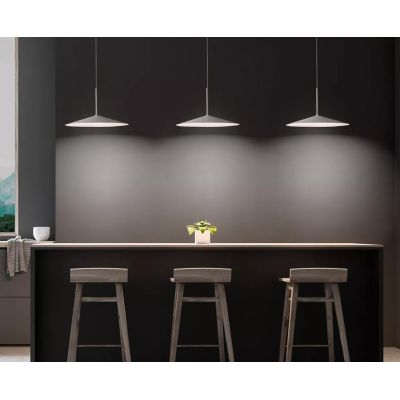 POE PLUS SOSPENSIONE SINGOLA BIANCA O NERA LED 15W LUCE 3000K MODERNA DELLA LINEA LIGHT Linea Light - Cristalensi Shop Online