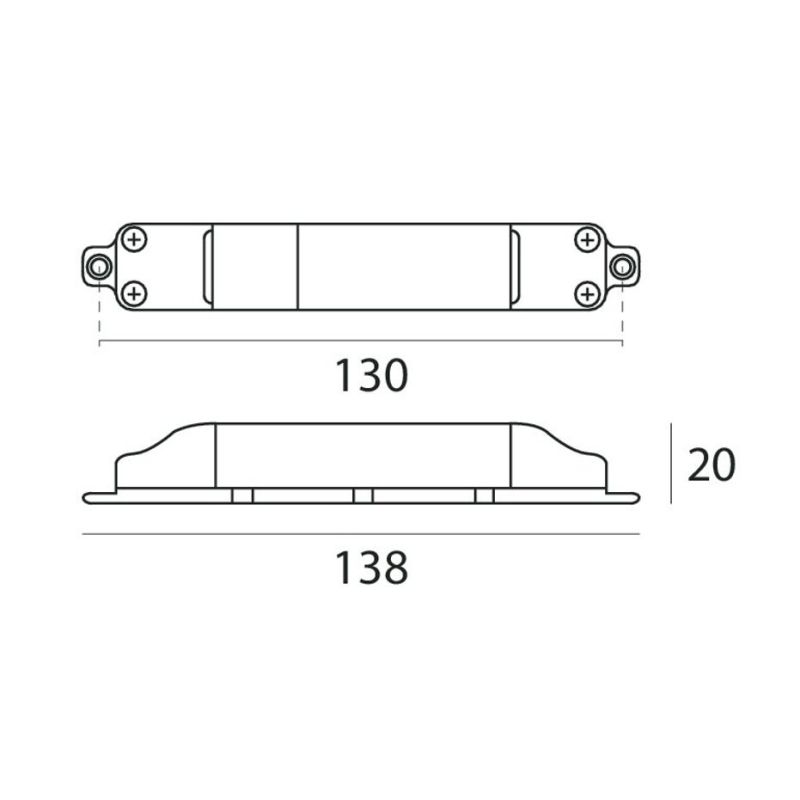 DRIVER ON/OFF 350MA 6.6V 1-2W DELLA LINEA LIGHT