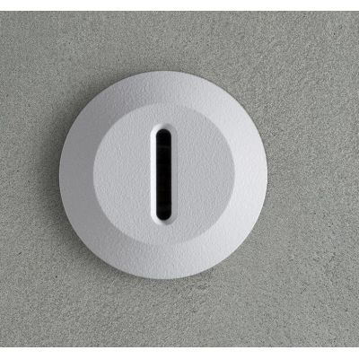 PETIT SEGNAPASSO ROTONDO O QUADRATO IP44 LED 1W LUCE 3000K BIANCO MODERNO MADE IN ITALY