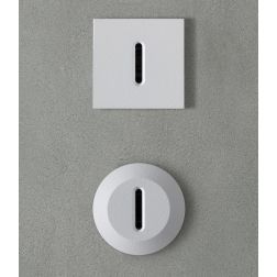 PETIT SEGNAPASSO ROTONDO O QUADRATO IP44 LED 1W LUCE 3000K BIANCO MODERNO MADE IN ITALY