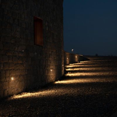 QUARA SEGNAPASSO DA ESTERNI ROTONDO O QUADRATO IP65 LED 1W LUCE 3000K BIANCO MADE IN ITALY