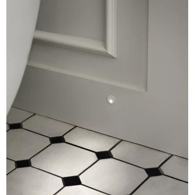 QUARA SEGNAPASSO DA ESTERNI ROTONDO O QUADRATO IP65 LED 1W LUCE 3000K BIANCO MADE IN ITALY