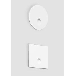 QUARA SEGNAPASSO DA ESTERNI ROTONDO O QUADRATO IP65 LED 1W LUCE 3000K BIANCO MADE IN ITALY