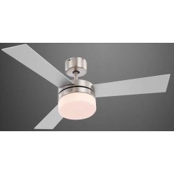 ALANA VENTILATORE DA SOFFITTO CON LUCE E TELECOMANDO DIAMETRO 105 CM PALE BICOLORE Globo Lighting - Cristalensi Shop Online 2
