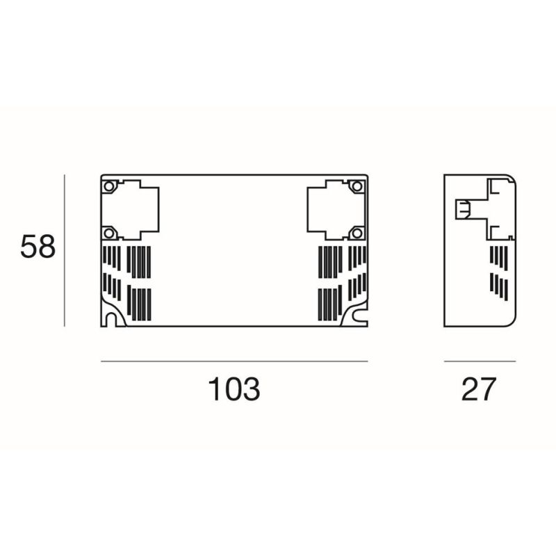 DRIVER ON/OFF 630MA 12-24W DELLA LINEA LIGHT