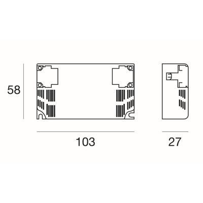 DRIVER ON/OFF 630MA 12-24W DELLA LINEA LIGHT