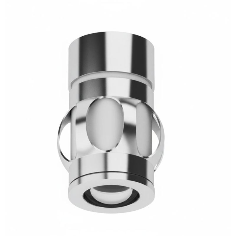 BIBOK FARETTO DA INCASSO A LED 1W LUCE 3000K BIANCO O CROMO IP44 MODERNO MADE IN ITALY LINEA LIGHT