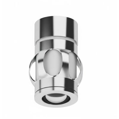 BIBOK FARETTO DA INCASSO A LED 1W LUCE 3000K BIANCO O CROMO IP44 MODERNO MADE IN ITALY LINEA LIGHT