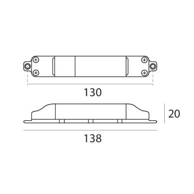 DRIVER ON/OFF 500MA 6.6V 1,5-3W DELLA LINEA LIGHT