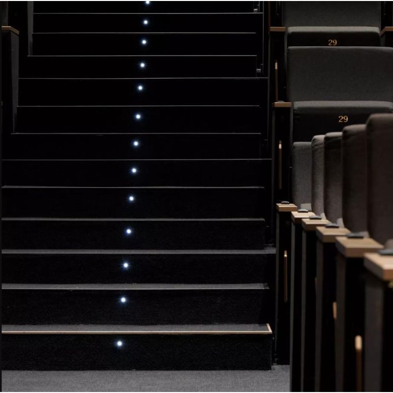 ASPHO FARETTO DA INCASSO A LED 1W LUCE 2700K-3000K-4000K IP44 3 COLORI MODERNO MADE IN ITALY LINEA LIGHT