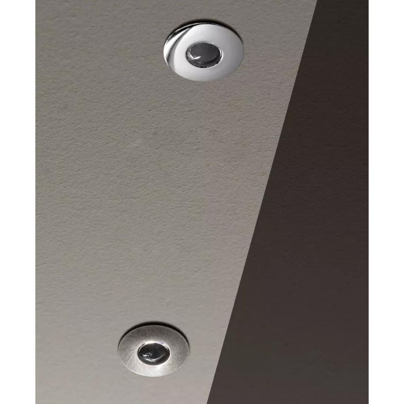 ASPHO FARETTO DA INCASSO A LED 1W LUCE 2700K-3000K-4000K IP44 3 COLORI MODERNO MADE IN ITALY LINEA LIGHT