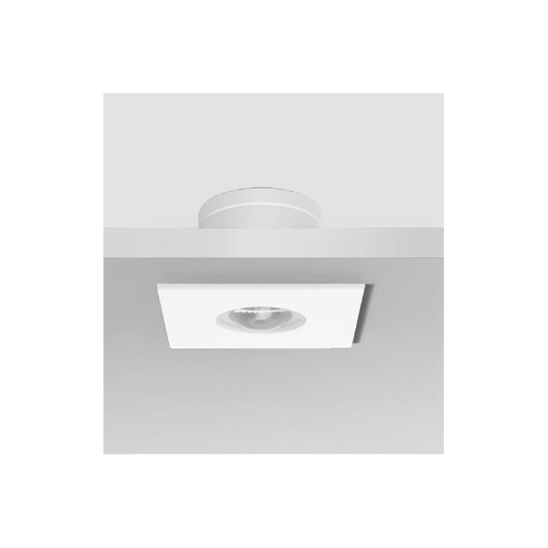 NITUM FARETTO QUADRATO DA INCASSO BIANCO LED 1W LUCE 3000K IP44 MODERNO MADE IN ITALY LINEA LIGHT