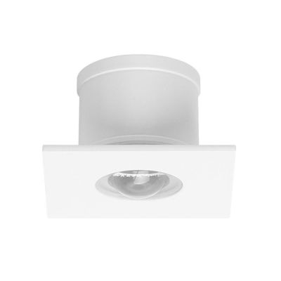 NITUM FARETTO QUADRATO DA INCASSO BIANCO LED 1W LUCE 3000K IP44 MODERNO MADE IN ITALY LINEA LIGHT