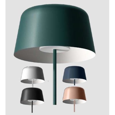 DELFI PIANTANA MODERNA IN ALLUMINIO 5 COLORI LED 15W LUCE 2700K E 3000K DIMMERABILE MADE IN ITALY