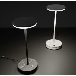 GEMINI LAMPADA DA TAVOLO H30 CM LED 9W LUCE 2700K-3000K DIMMERABILE 2 COLORI DISPONIBILI MADE IN ITALY LINEA LIGHT