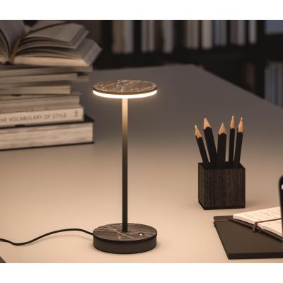 GEMINI LAMPADA DA TAVOLO H30 CM LED 9W LUCE 2700K-3000K DIMMERABILE 2 COLORI DISPONIBILI MADE IN ITALY LINEA LIGHT
