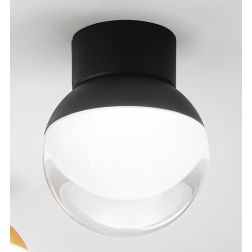 ROSSINI PICCOLA PLAFONIERA LED 7W LUCE 2700K-3000K ALLUMINIO 4 COLORI MODERNA MADE IN ITALY 2