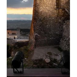 IRIS67 FARETTO PROIETTORE DIREZIONABILE NERO IP67 LED 13W LUCE 3000K MADE IN ITALY LINEA LIGHT 2