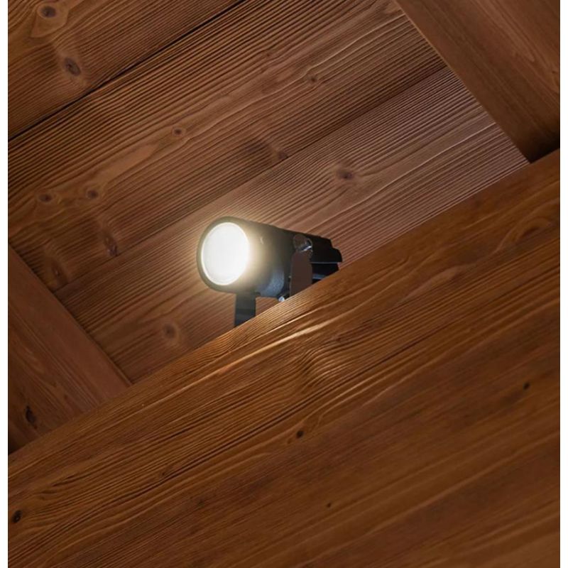 IRIS67 FARETTO PROIETTORE DIREZIONABILE NERO IP67 LED 13W LUCE 3000K MADE IN ITALY LINEA LIGHT