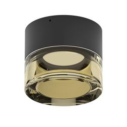 HORUS CONVEX LAMPADA ROTONDA D12.6 CM CON VETRO FUME,AMBRA O TRASPARENTE LED 11W LUCE 3000K IP65