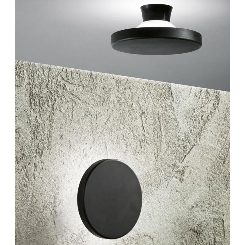 BOND LAMPADA DA ESTERNI NERA IP65 LED 12W LUCE 2700K-3000K MODERNA MADE IN ITALY LINEA LIGHT