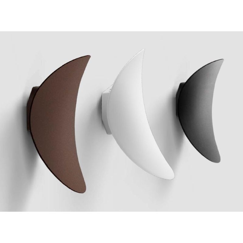 ALBA APPLIQUE DA ESTERNO ORIENTABILE IP65 LED 34W LUCE 2700K-3000K BIANCA O NERA MADE IN ITALY LINEA LIGHT