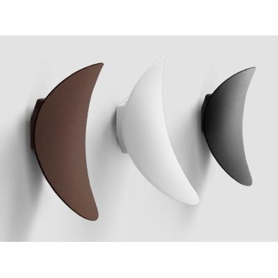 ALBA APPLIQUE DA ESTERNO ORIENTABILE IP65 LED 34W LUCE 2700K-3000K BIANCA O NERA MADE IN ITALY LINEA LIGHT