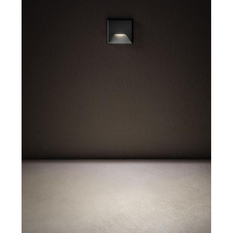 ENVELOPE SEGNAPASSO DA ESTERNO IP66 ALLUMINIO 4 COLORI LED 1W LUCE 2700K-3000K MADE IN ITALY LINEA LIGHT