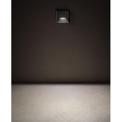 ENVELOPE SEGNAPASSO DA ESTERNO IP66 ALLUMINIO 4 COLORI LED 1W LUCE 2700K-3000K MADE IN ITALY LINEA LIGHT