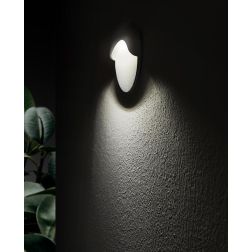 ENVELOPE SEGNAPASSO ROTONDO DA ESTERNO IP66 ALLUMINIO 4 COLORI LED 1W LUCE 2700K-3000K MADE IN ITALY