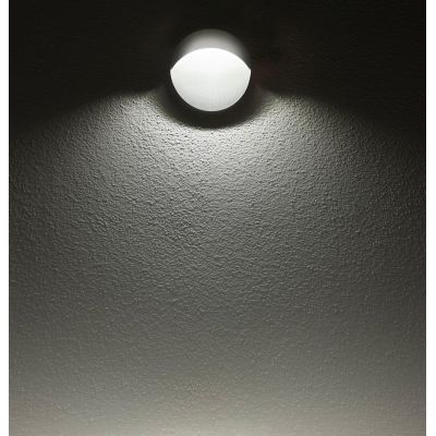 ENVELOPE SEGNAPASSO ROTONDO DA ESTERNO IP66 ALLUMINIO 4 COLORI LED 1W LUCE 2700K-3000K MADE IN ITALY