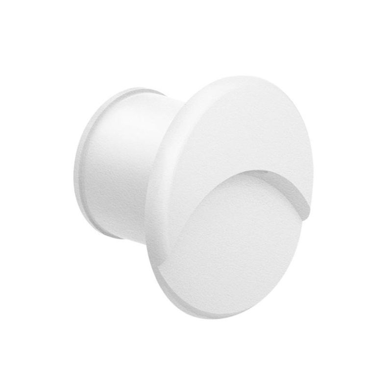 ENVELOPE SEGNAPASSO ROTONDO DA ESTERNO IP66 ALLUMINIO 4 COLORI LED 1W LUCE 2700K-3000K MADE IN ITALY