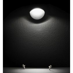 ENVELOPE SEGNAPASSO ROTONDO DA ESTERNO IP66 ALLUMINIO 3 COLORI LED 2.5W LUCE 3000K MADE IN ITALY