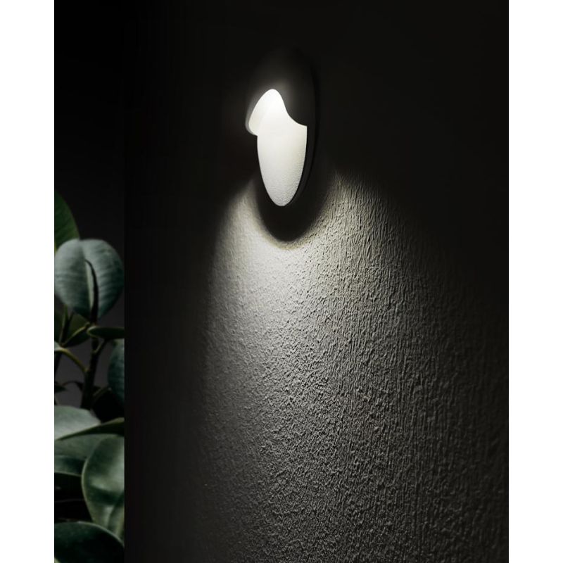 ENVELOPE SEGNAPASSO ROTONDO DA ESTERNO IP66 ALLUMINIO 3 COLORI LED 2.5W LUCE 3000K MADE IN ITALY