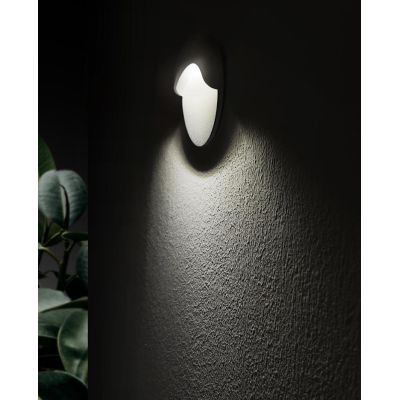 ENVELOPE SEGNAPASSO ROTONDO DA ESTERNO IP66 ALLUMINIO 3 COLORI LED 2.5W LUCE 3000K MADE IN ITALY