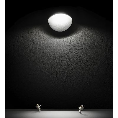 ENVELOPE SEGNAPASSO ROTONDO DA ESTERNO IP66 ALLUMINIO 3 COLORI LED 2.5W LUCE 3000K MADE IN ITALY