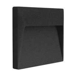 ENVELOPE SEGNAPASSO QUADRATO DA ESTERNO IP65 ALLUMINIO 3 COLORI LED 8W LUCE 3000K MADE IN ITALY