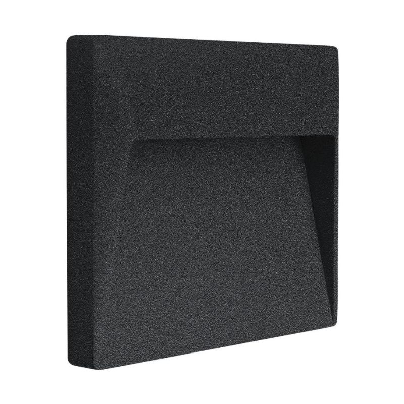 ENVELOPE SEGNAPASSO QUADRATO DA ESTERNO IP65 ALLUMINIO 3 COLORI LED 8W LUCE 3000K MADE IN ITALY