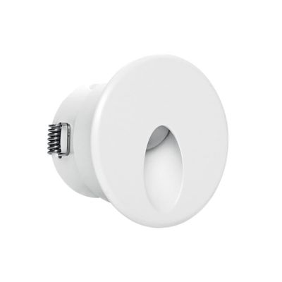 QUARA SEGNAPASSO ROTONDO DA ESTERNO IP65 ALLUMINIO 2 COLORI LED 2,7W LUCE 2700K-3000K MADE IN ITALY