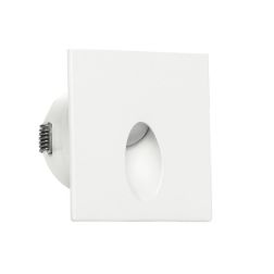 QUARA SEGNAPASSO QUADRATO DA ESTERNO IP65 ALLUMINIO 2 COLORI LED 2,7W LUCE 3000K MADE IN ITALY