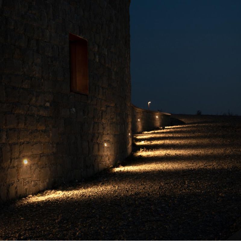 QUARA SEGNAPASSO QUADRATO DA ESTERNO IP65 ALLUMINIO 2 COLORI LED 2,7W LUCE 3000K MADE IN ITALY